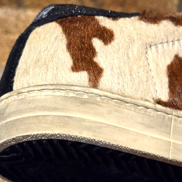 P448 F9 John Sneaker Cow Hair/Print Glitter Wmns EU 36 | US 6-6.5 - Picture 7 of 9
